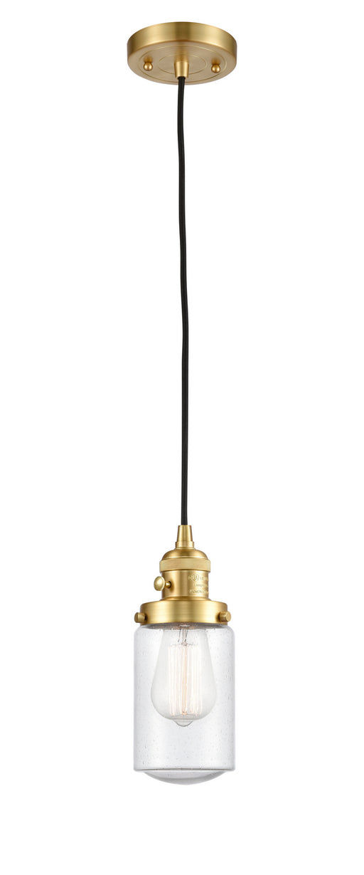 Innovations - 201CSW-SG-G314 - One Light Mini Pendant - Franklin Restoration - Satin Gold