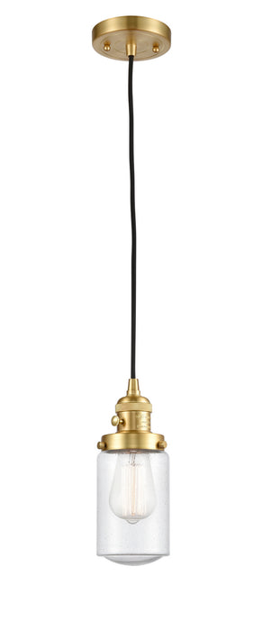 Innovations - 201CSW-SG-G314-LED - LED Mini Pendant - Franklin Restoration - Satin Gold