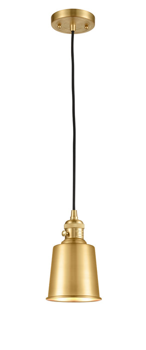Innovations - 201CSW-SG-M9-SG - One Light Mini Pendant - Franklin Restoration - Satin Gold