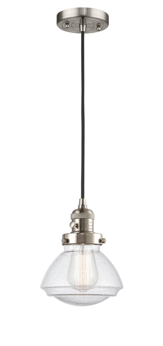 Innovations - 201CSW-SN-G324 - One Light Mini Pendant - Franklin Restoration - Brushed Satin Nickel