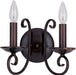 Maxim - 70002OI - Two Light Wall Sconce - Loft - Oil Rubbed Bronze