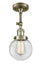 Innovations - 201F-AB-G202-6 - One Light Semi-Flush Mount - Franklin Restoration - Antique Brass
