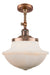 Innovations - 201F-AC-G541 - One Light Semi-Flush Mount - Franklin Restoration - Antique Copper