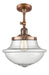 Innovations - 201F-AC-G544 - One Light Semi-Flush Mount - Franklin Restoration - Antique Copper