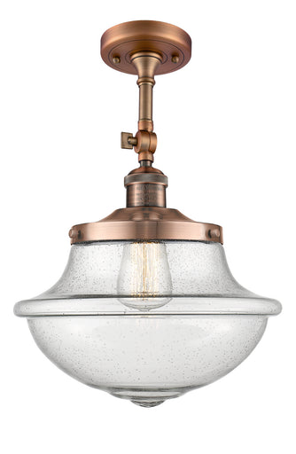 One Light Semi-Flush Mount