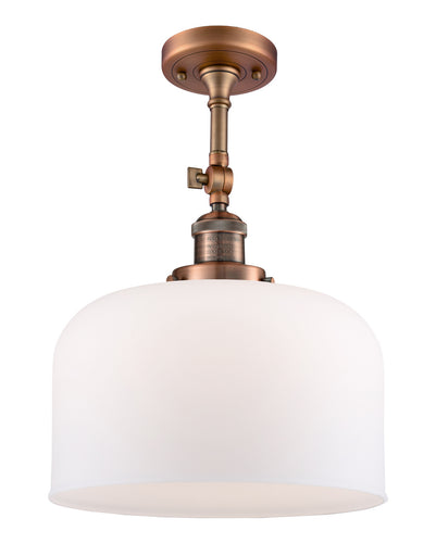 One Light Semi-Flush Mount