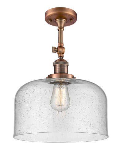 One Light Semi-Flush Mount