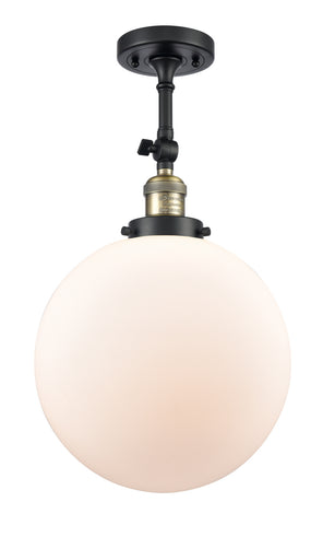 One Light Semi-Flush Mount