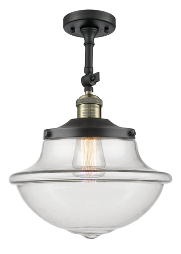 One Light Semi-Flush Mount