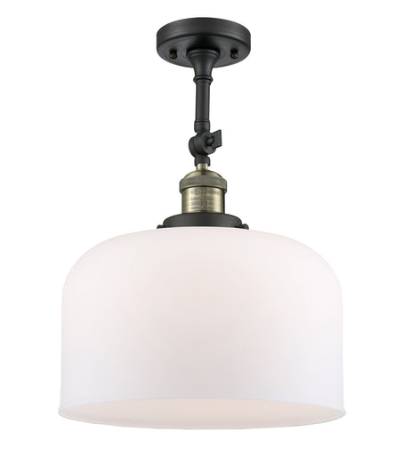 One Light Semi-Flush Mount