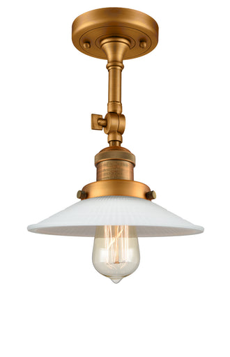 One Light Semi-Flush Mount