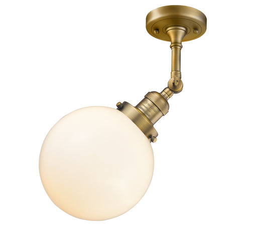 One Light Semi-Flush Mount