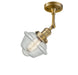 Innovations - 201F-BB-G534 - One Light Semi-Flush Mount - Franklin Restoration - Brushed Brass