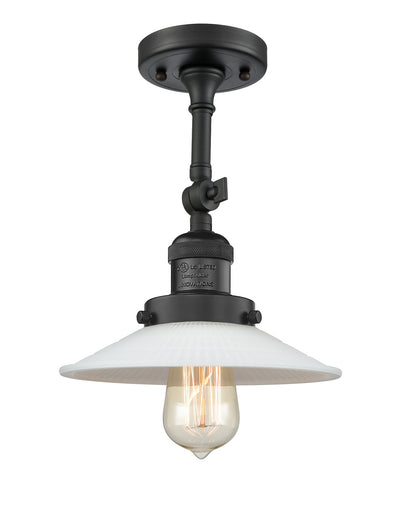 One Light Semi-Flush Mount