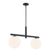 Designers Fountain - D252M-IS-MB - Two Light Island Pendant - Crown Heights - Matte Black