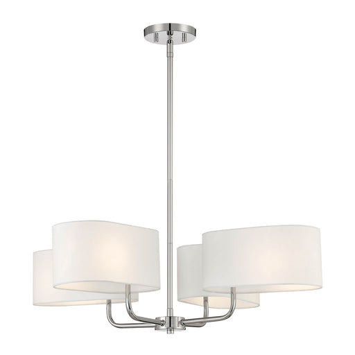Designers Fountain - D253M-4CH-PN - Four Light Chandelier - Midtown - Polished Nickel
