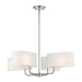 Designers Fountain - D253M-4CH-PN - Four Light Chandelier - Midtown - Polished Nickel