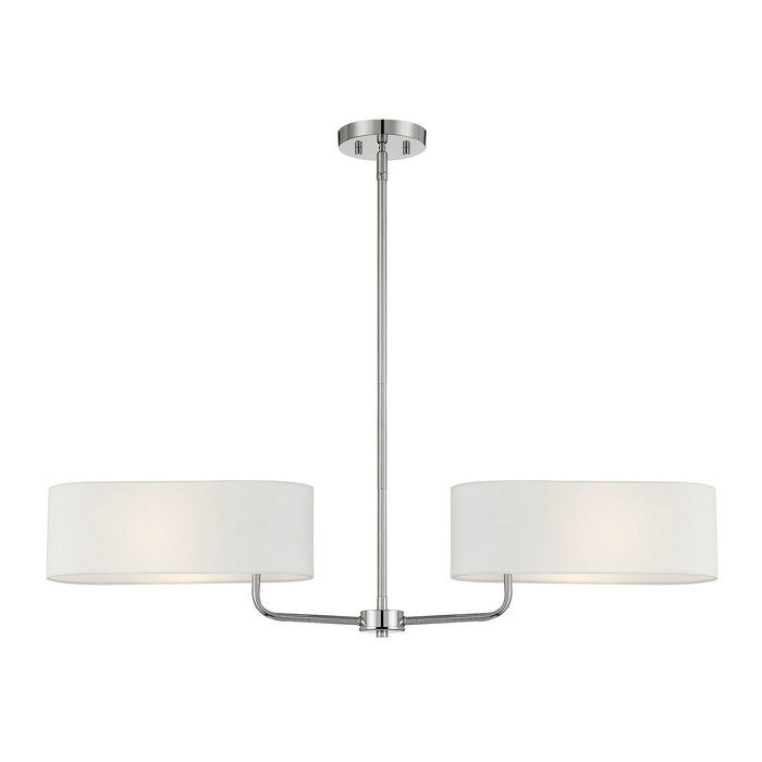 Designers Fountain - D253M-IS-PN - Two Light Island Pendant - Midtown - Polished Nickel