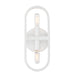Designers Fountain - D254C-2WS-MW - Two Light Wall Sconce - Carousel - Matte White