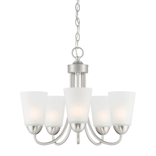 Designers Fountain - D267M-5CH-BN - Five Light Chandelier - Malone - Brushed Nickel
