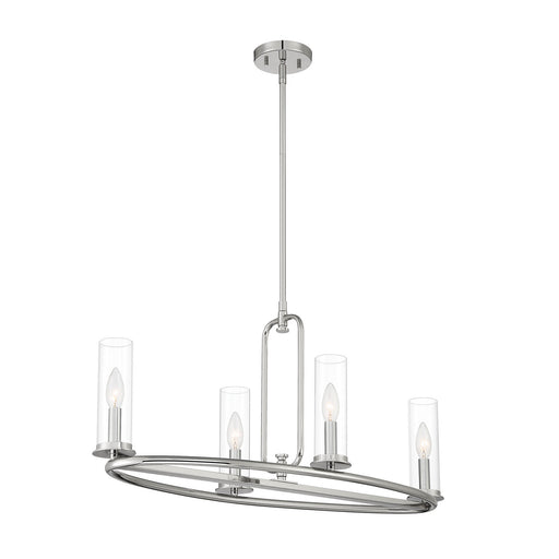Designers Fountain - D268C-IS-PN - Four Light Island Pendant - Hudson Heights - Polished Nickel