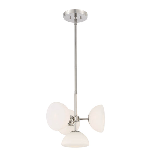 Designers Fountain - D270H-4CH-PN - Four Light Chandelier Convertible - Zio - Polished Nickel