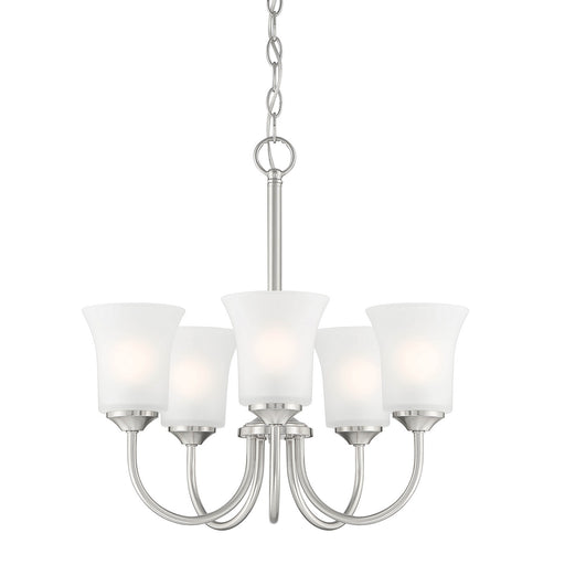 Designers Fountain - D278M-5CH-BN - Five Light Chandelier - Bronson - Brushed Nickel