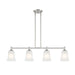 Designers Fountain - D278M-IS-BN - Four Light Island Pendant - Bronson - Brushed Nickel