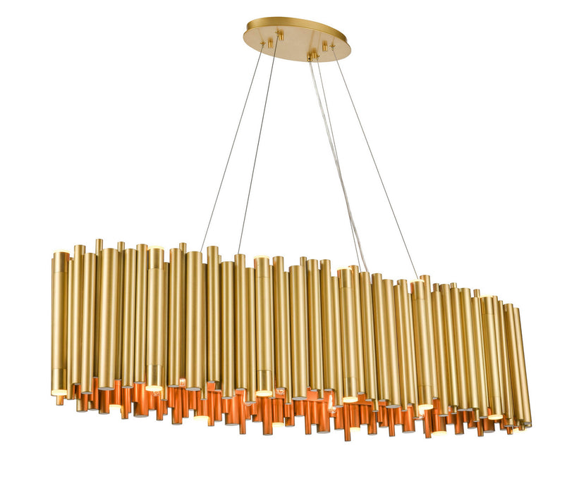 Zeev Lighting - CD10392-24+16-AGB - 56 Light Chandelier - Cathedral - Aged Brass