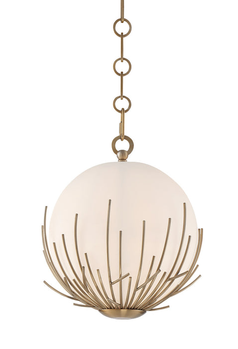 Zeev Lighting - MP40016-1-AGB - One Light Mini Pendant - Consus - Aged Brass