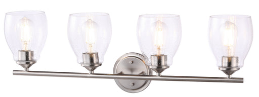 Minka-Lavery - 2434-84 - Four Light Wall Lamp - Winsley - Brushed Nickel