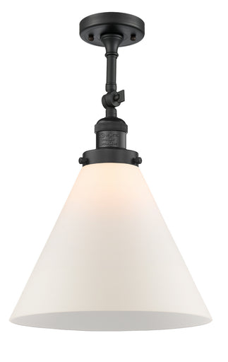 One Light Semi-Flush Mount