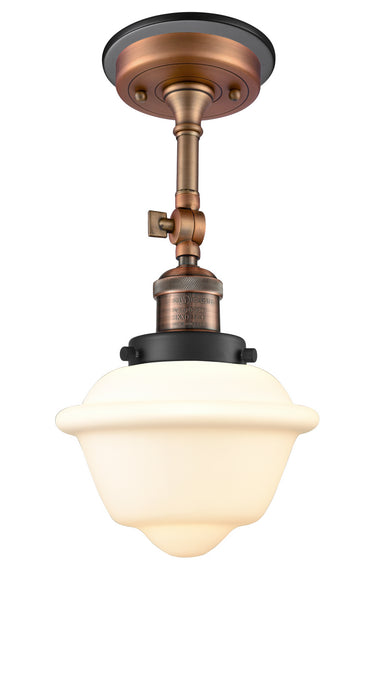 Innovations - 201FBP-ACBK-G531 - One Light Semi-Flush Mount - Franklin Restoration - Antique Copper