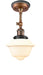 Innovations - 201FBP-ACBK-G531 - One Light Semi-Flush Mount - Franklin Restoration - Antique Copper