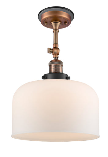 One Light Semi-Flush Mount