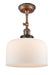 Innovations - 201FBP-ACBK-G71-L - One Light Semi-Flush Mount - Franklin Restoration - Antique Copper