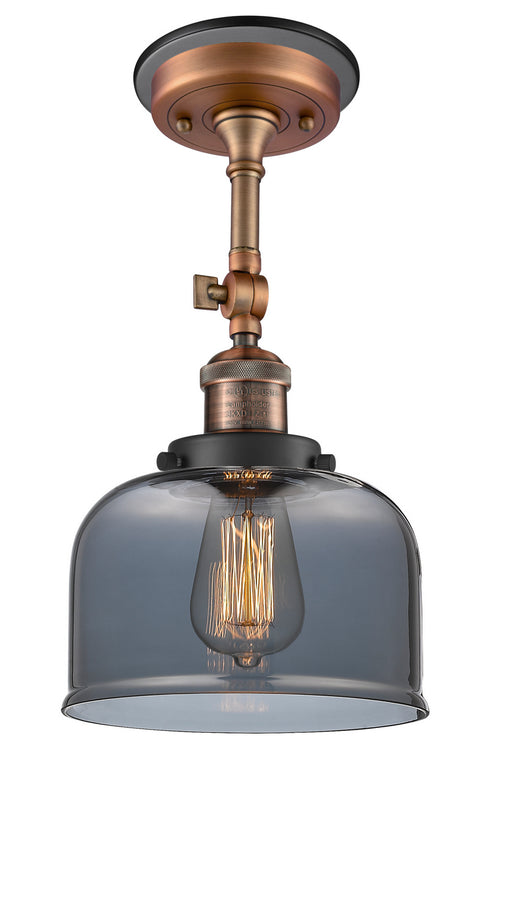 Innovations - 201FBP-ACBK-G73 - One Light Semi-Flush Mount - Franklin Restoration - Antique Copper