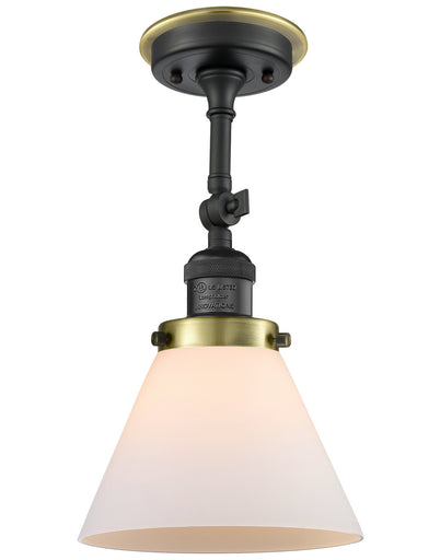 One Light Semi-Flush Mount