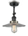 Innovations - 201FBP-BKSN-G2 - One Light Semi-Flush Mount - Franklin Restoration - Matte Black