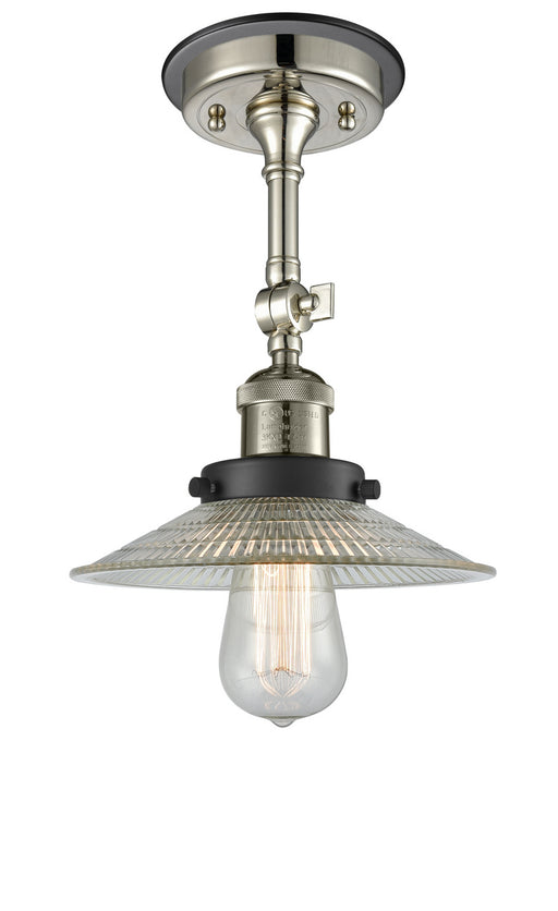 Innovations - 201FBP-PNBK-G2 - One Light Semi-Flush Mount - Franklin Restoration - Polished Nickel