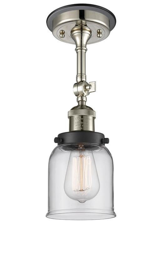 Innovations - 201FBP-PNBK-G52 - One Light Semi-Flush Mount - Franklin Restoration - Polished Nickel