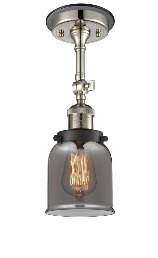 Innovations - 201FBP-PNBK-G53 - One Light Semi-Flush Mount - Franklin Restoration - Polished Nickel