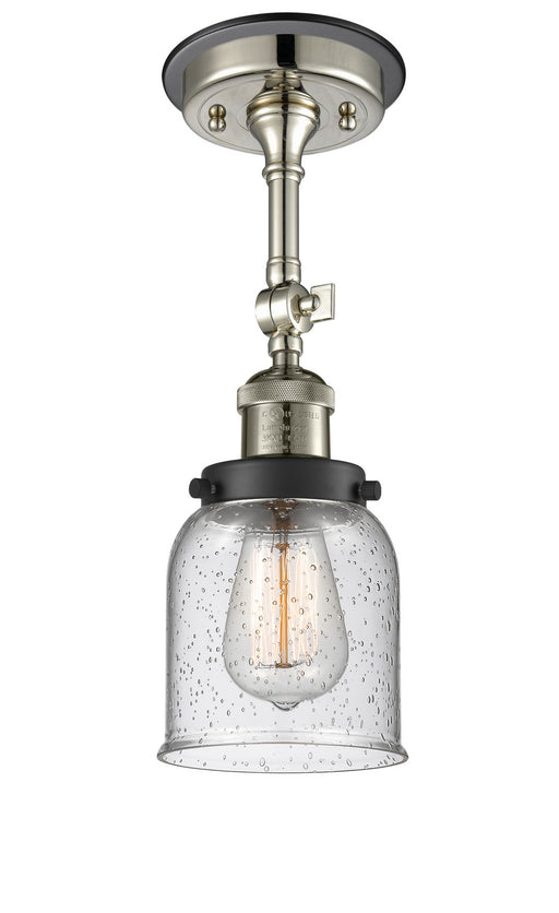 Innovations - 201FBP-PNBK-G54 - One Light Semi-Flush Mount - Franklin Restoration - Polished Nickel