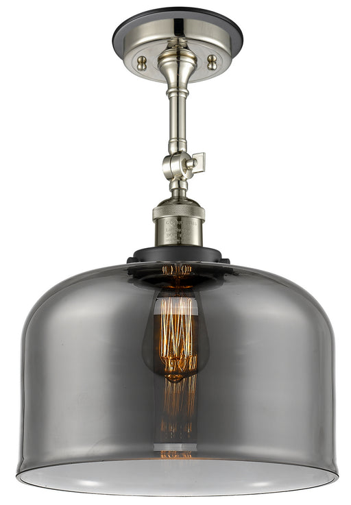 Innovations - 201FBP-PNBK-G73-L - One Light Semi-Flush Mount - Franklin Restoration - Polished Nickel