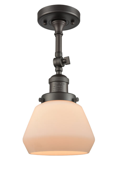 Innovations - 201F-OB-G171 - One Light Semi-Flush Mount - Franklin Restoration - Oil Rubbed Bronze