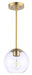 Minka-Lavery - 2790-695 - One Light Mini Pendant - Auresa - Soft Brass