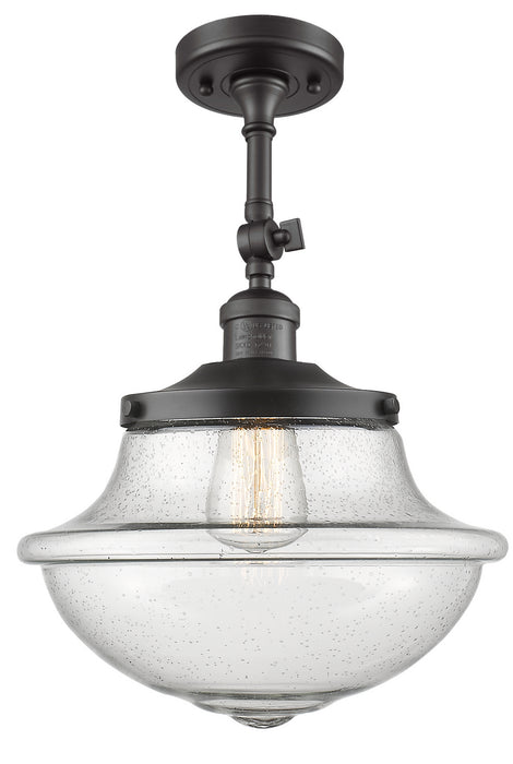 Innovations - 201F-OB-G544 - One Light Semi-Flush Mount - Franklin Restoration - Oil Rubbed Bronze