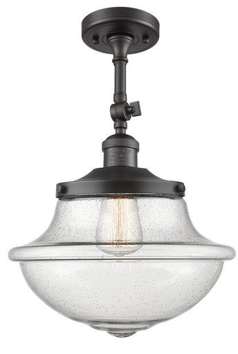 Franklin Restoration One Light Semi-Flush Mount Oil Rubbed Bronze