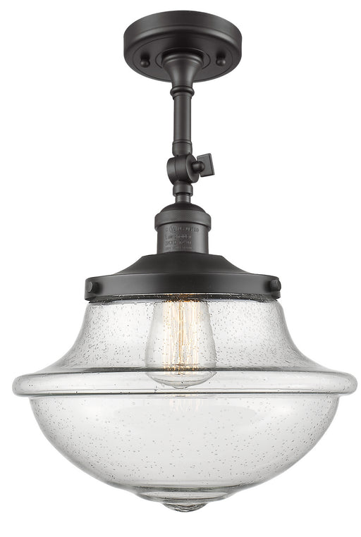 Innovations - 201F-OB-G544 - One Light Semi-Flush Mount - Franklin Restoration - Oil Rubbed Bronze