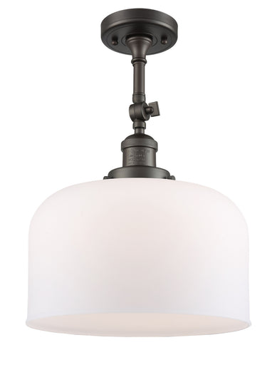 One Light Semi-Flush Mount